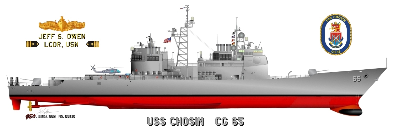 USS Chosin CG 65 Painting