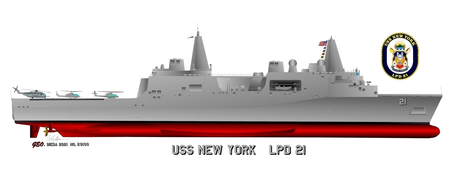 USS New York LPD 21 Painting